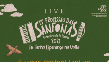 Hoje tem live no YouTube: Procissão das Sanfonas, formato inédito
